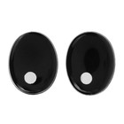 Глаза винтовые с заглушками, набор 4 шт., размер 1 шт.: 1.65×1.3 см - Фото 1