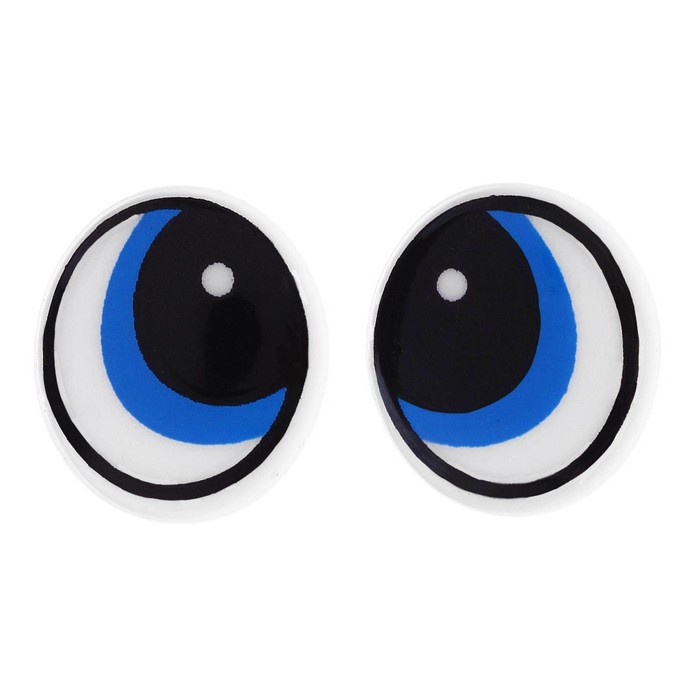 Глаза винтовые с заглушками, набор 4 шт, размер 1 шт: 1,7×1,5 см - Фото 1