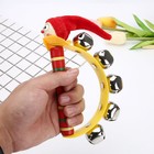 Погремушка музыкальная игрушка «Звери» с бубенцами, МИКС - Фото 2