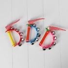 Погремушка музыкальная игрушка «Звери» с бубенцами, МИКС - Фото 11