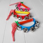 Погремушка музыкальная игрушка «Звери» с бубенцами, МИКС - Фото 12