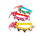 Погремушка музыкальная игрушка «Звери» с бубенцами, МИКС - Фото 3