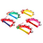 Погремушка музыкальная игрушка «Звери» с бубенцами, МИКС - Фото 6