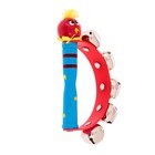 Погремушка музыкальная игрушка «Звери» с бубенцами, МИКС - Фото 9