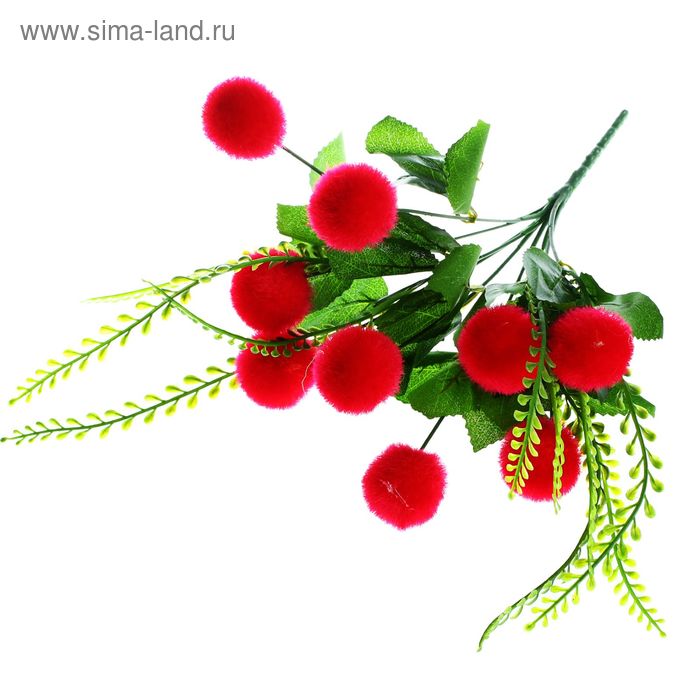 Букет "Краспедия" 30 см, d шарика - 3,5 см, микс - Фото 1