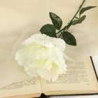 Цветы искусственные "Резная роза" 7*53 см, белая - Фото 1