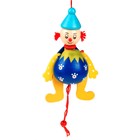 Сувенир - дергунчик "Яркий клоун", цвета МИКС - Фото 5