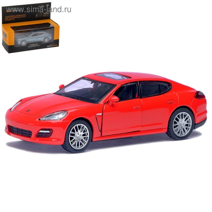 Модель металлическая Porsche Panamera GTS, масштаб 1:39, цвета МИКС - Фото 1