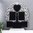 Фоторамка - коллаж на 6 фото 10×15 см, 13×13 см, 10×10 см «Семейное древо», пластик, мультирамка, белая, 56×44.5 см - Фото 3