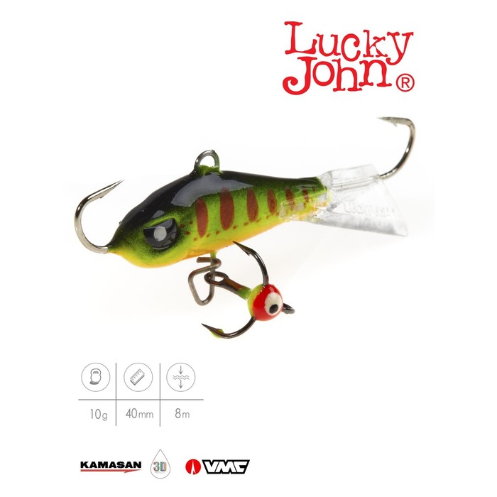 Балансир Lucky John Baltic 4, 4 см, 10 г, цвет 201