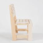 Скамейка из наличника, 119×50×90 см, липа, «Добропаровъ» - Фото 3