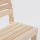 Скамейка из наличника, 119×50×90 см, липа, «Добропаровъ» - Фото 4