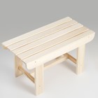 Лавка деревянная, 80×40×43.5 см, липа, «Добропаровъ» - Фото 2