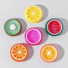 Лизун - слайм «Фрукты», твёрдый, МИКС - Фото 2