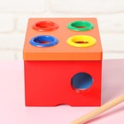 Стучалка "Горка" с 4 шариками, спуском и молоточком, шарик: 3 см - Фото 2