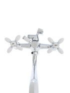 Смеситель для ванны Accoona A7182G, двухрычажный, белый/хром - Фото 2