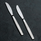 Нож столовый «Уралочка», h=19,5 см, толщина 2 мм, цвет серебряный - фото 8504042