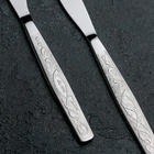 Нож столовый «Уралочка», h=19,5 см, толщина 2 мм, цвет серебряный - Фото 2