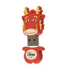 Флешка Mirex DRAGON RED, 4 Гб, USB2.0, "красный дракон", чт до 25 Мб/с, зап до 15 Мб/с - Фото 2