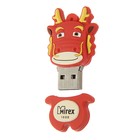 Флешка Mirex DRAGON RED, 16 Гб, USB2.0, красный дракон", чт до 25 Мб/с, зап до 15 Мб/с - Фото 2