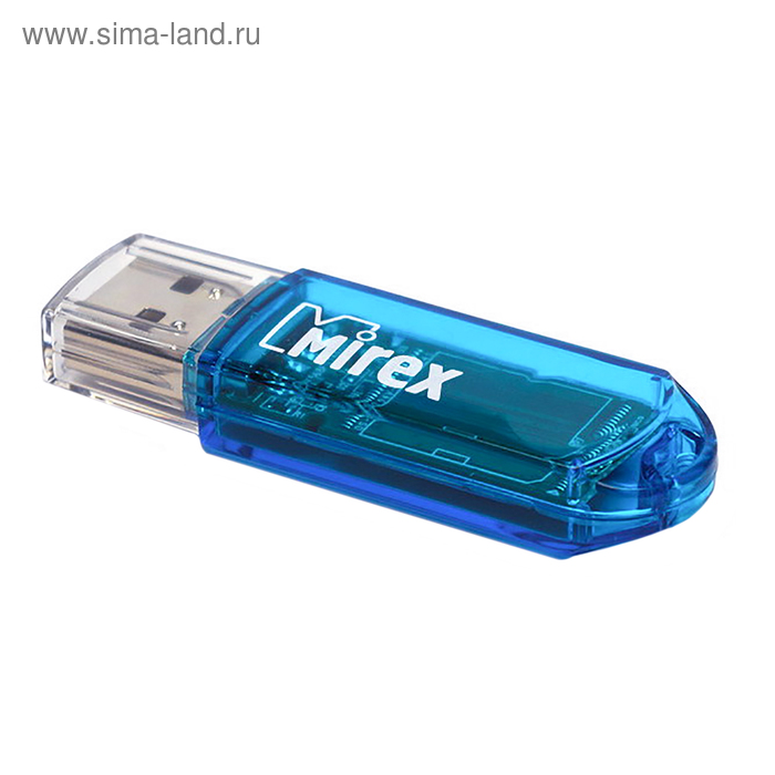 Флешка Mirex ELF BLUE, 8 Гб, USB3.0, чт до 140 Мб/с, зап до 40 Мб/с, голубая - Фото 1