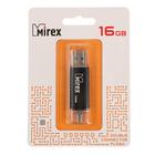 Флешка Mirex SMART BLACK, 16 Гб, USB2.0, USB/microUSB, чт до 25 Мб/с, зап до 15 Мб/с, черная - фото 8298934