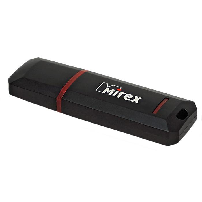 Флешка Mirex KNIGHT BLACK, 64 Гб, USB2.0, чт до 25 Мб/с, зап до 15 Мб/с, черная - Фото 1