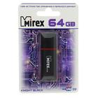 Флешка Mirex KNIGHT BLACK, 64 Гб, USB2.0, чт до 25 Мб/с, зап до 15 Мб/с, черная - Фото 2