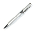 Ручка подарочная, шариковая «Бизнес» в пластиковом футляре, поворотная, серебристая - Фото 3