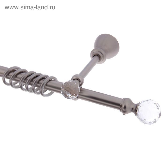 Карниз d=2 см, длина 300 см, цвет сатин - Фото 1