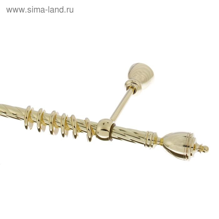 Карниз «Гамма», 200 см, d=2 см, цвет золото