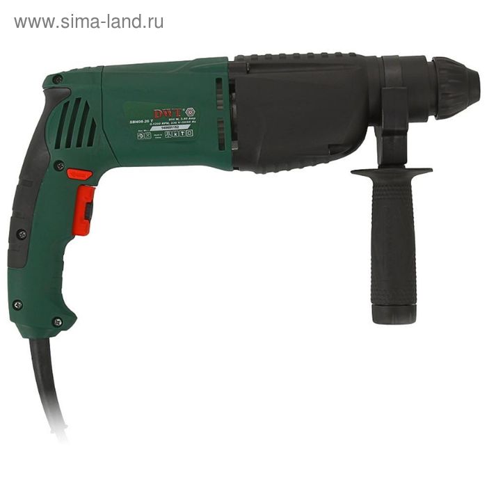 Перфоратор DWT SBH08-26 T BMC монтажный 850 Вт, 0-1200 об/мин, 2,2 Дж, 3 режима, SDS-PLUS - Фото 1