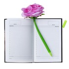 Ручка гелевая-прикол "Большая роза", штрихкод на штуке, микс 1492533 - фото 16517500