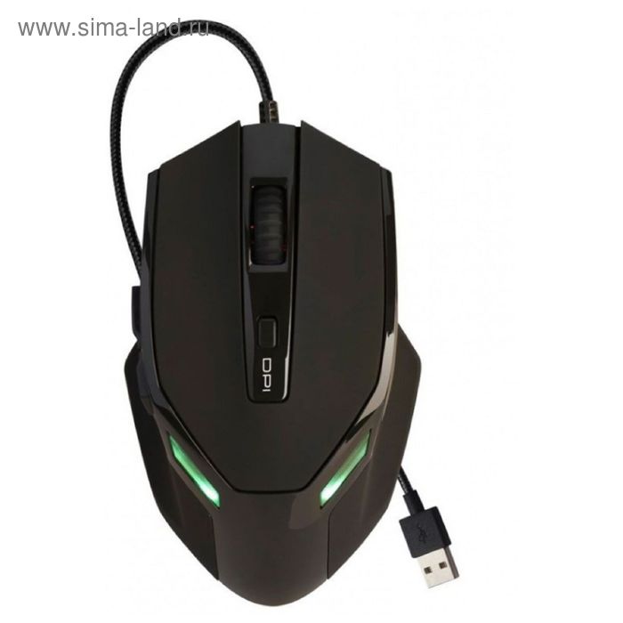 Мышь Oklick 835G, игровая, проводная, оптическая, 3200 dpi, USB, черная - Фото 1