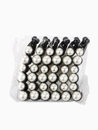 Банан для волос «Виртуоз», жемчужная дорожка, 10.5 см, чёрно-белый 1641010