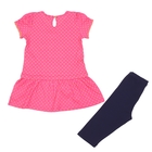 Комплект для девочки (туника, бриджи), рост 104 см, цвет малиновый CAK 9592 - Фото 9