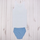 Комплект для мальчика (майка, трусы), рост 134 см (68), цвет Синий CAJ 3338 - Фото 6