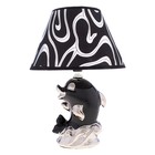 Лампа настольная "Черный дельфинчик", 29 см, 220V - Фото 1