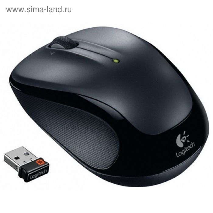 Мышь Logitech M325, беспроводная, оптическая, 1000 dpi, USB, черная - Фото 1