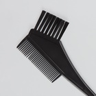 Расчёска для окрашивания, 20 × 6 см, цвет чёрный - Фото 3