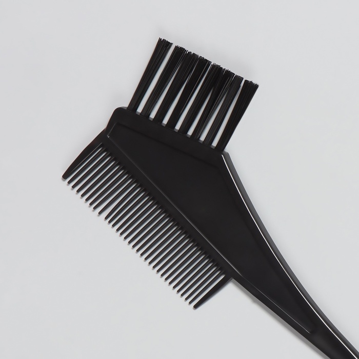 Расчёска для окрашивания, 20 × 6 см, цвет чёрный - фото 1908215560