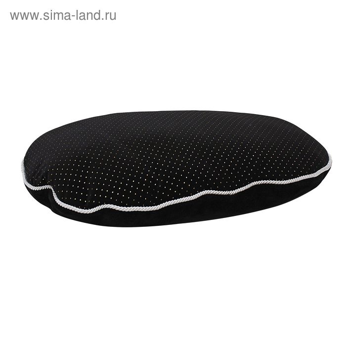 Матрац овальный "Vanity Royal", 60*40*8 см, чёрный - Фото 1