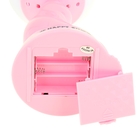 Ночник "Морской котик" h=25 см, от USB  и от батареек (не в компл), розовый - Фото 3