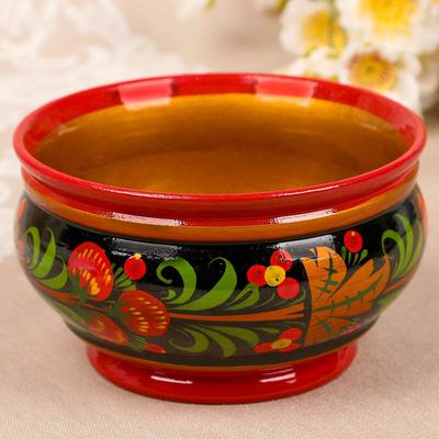 Салатник, средний, хохлома, 200 мл, микс