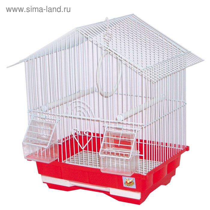Клетка для птиц PRIMAVERA домик, 30х23х39 см - Фото 1