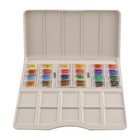 Акварель художественная в кюветах «ЗХК. Белые ночи», 24 цвета × 2.5 мл, пластиковая палитра - Фото 4