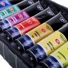 Краска акриловая в тубе, набор 12 цветов х 18 мл, ЗХК "Ладога", художественный, 2241008 - Фото 2