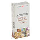 Набор контуров по стеклу и керамике, набор 3 цвета х 18 мл, ЗХК Decola, (5341375) - Фото 2