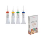 Набор контуров по стеклу и керамике, набор 4 цвета × 18 мл, ЗХК Decola, (5341409) - Фото 1