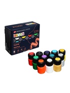 Краска по ткани, набор 12 цветов × 20 мл, ЗХК Decola, акриловая на водной основе, (4141216) - Фото 1